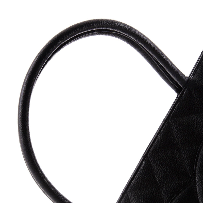 Chanel Medallion Tote Quilted Caviar