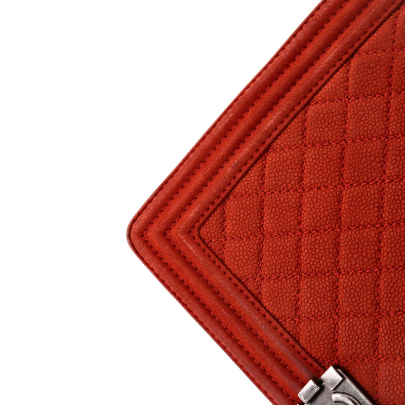 Chanel Boy Flap Bag Quilted Matte Caviar