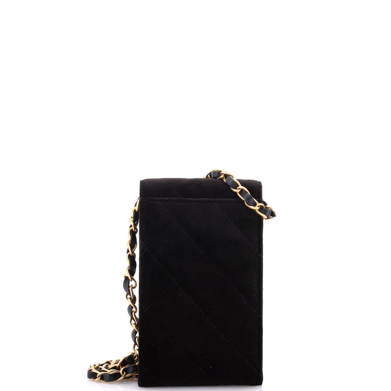 Chanel Diamond Lock Cc Phone Holder With
