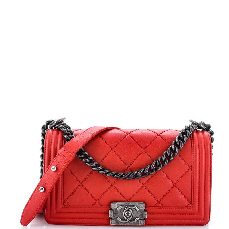 Chanel Stitch Boy Flap Bag Quilted