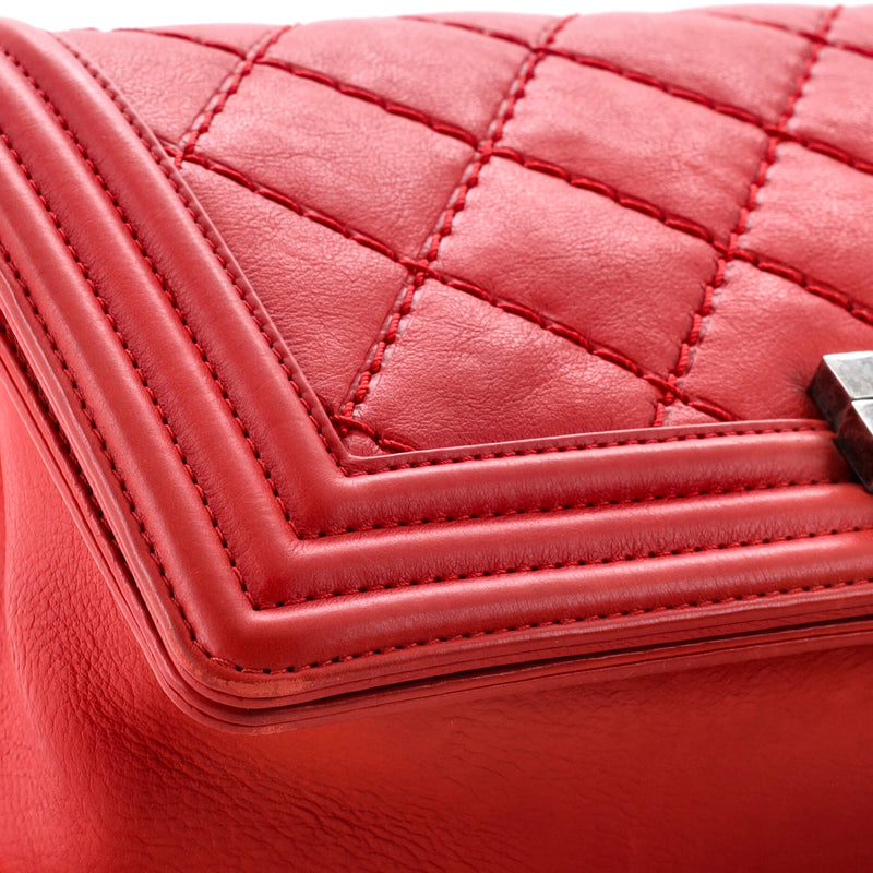 Chanel Stitch Boy Flap Bag Quilted