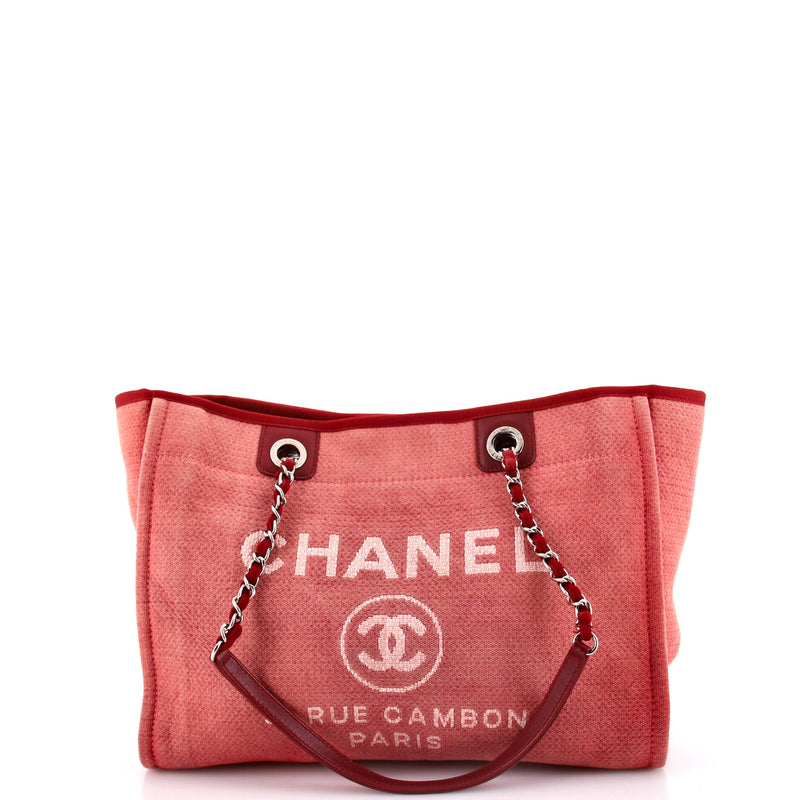 Chanel Deauville Tote Canvas Small