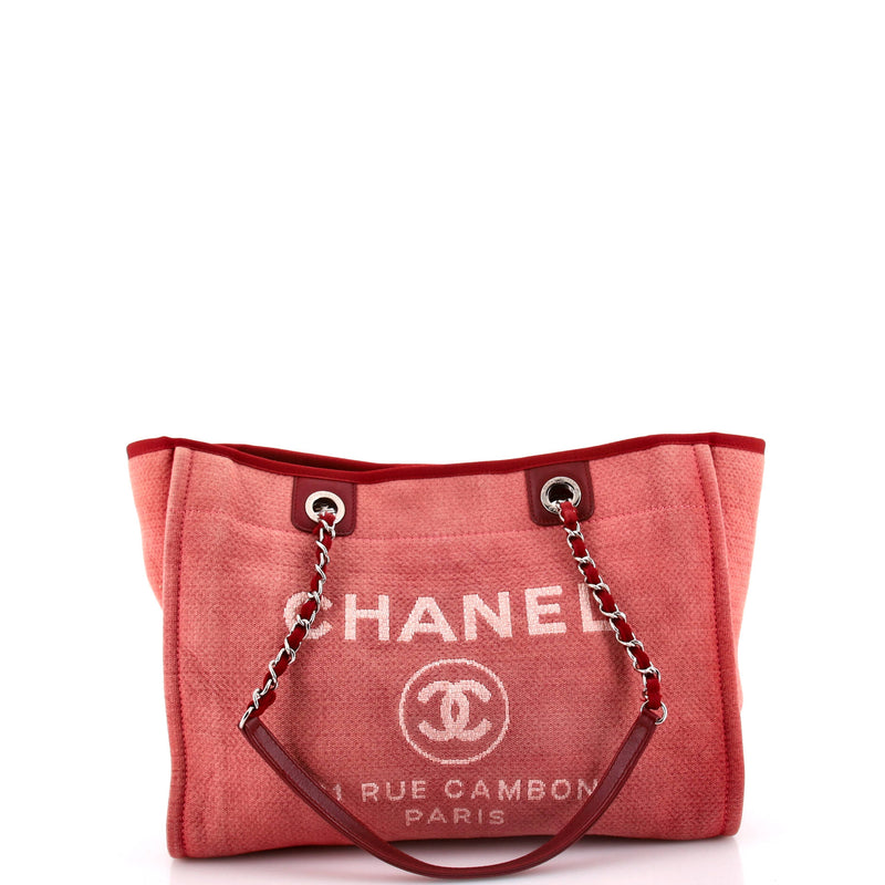 Chanel Deauville Tote Canvas Small