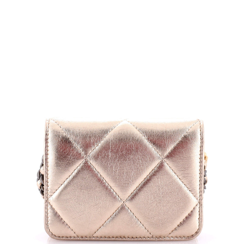 Chanel 19 Flap Coin Purse With Chain