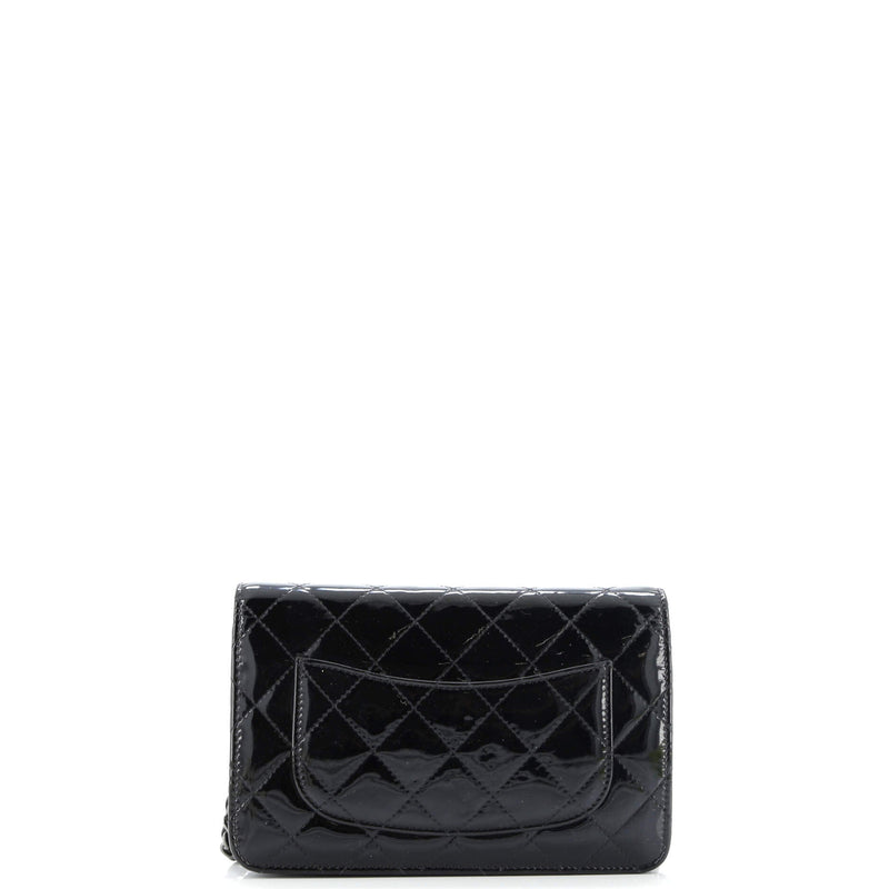 Chanel Wallet On Chain Quilted Patent
