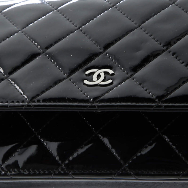 Chanel Wallet On Chain Quilted Patent