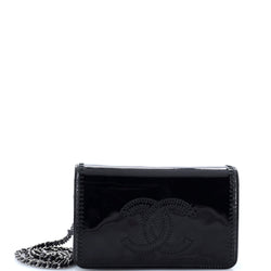 Chanel Cc Wallet On Chain Stitched