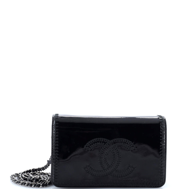 Chanel Cc Wallet On Chain Stitched