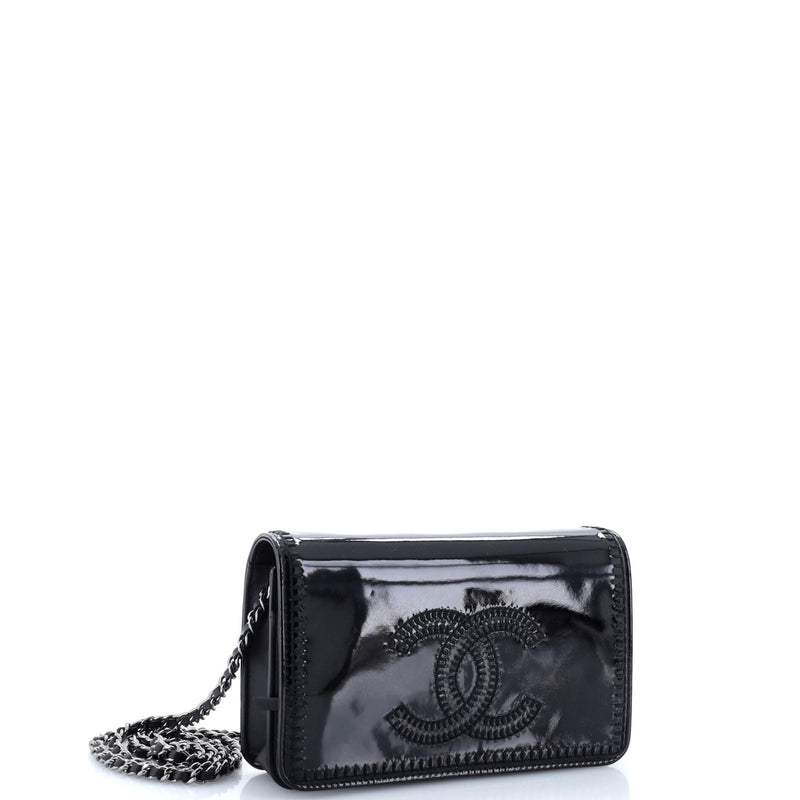 Chanel Cc Wallet On Chain Stitched