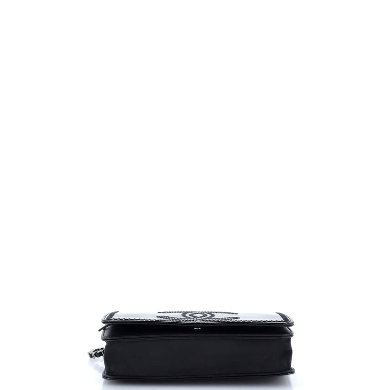 Chanel Cc Wallet On Chain Stitched