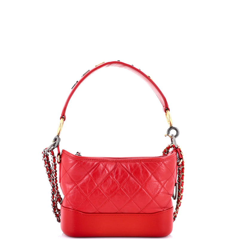 Chanel Gabrielle Hobo With Logo Handle
