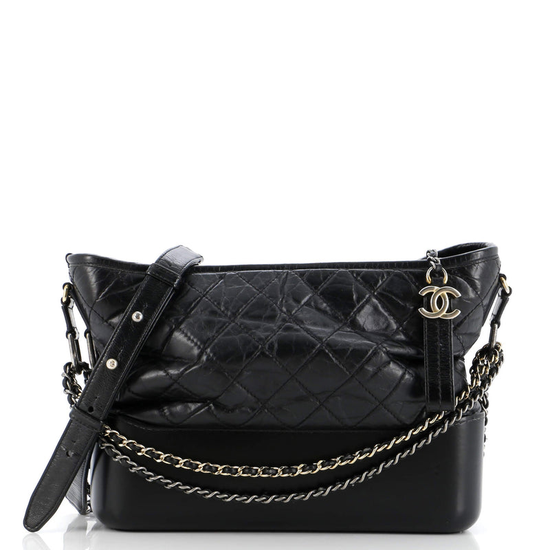 Chanel Gabrielle Hobo Quilted Aged