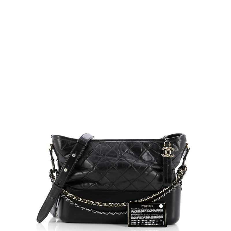 Chanel Gabrielle Hobo Quilted Aged