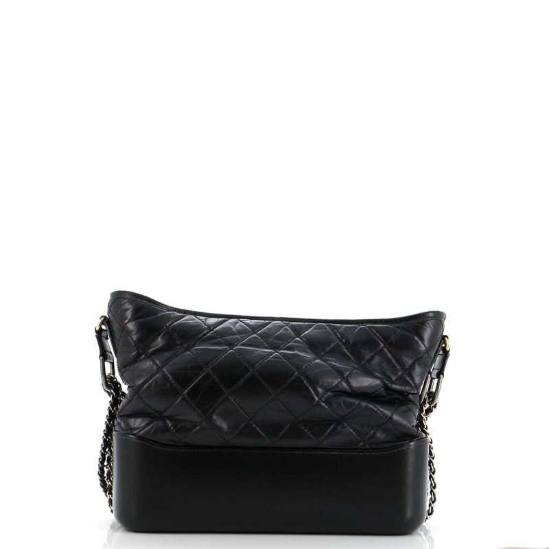 Chanel Gabrielle Hobo Quilted Aged