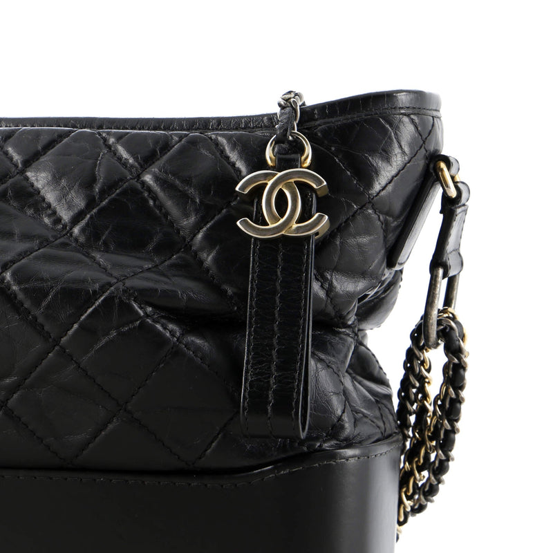 Chanel Gabrielle Hobo Quilted Aged