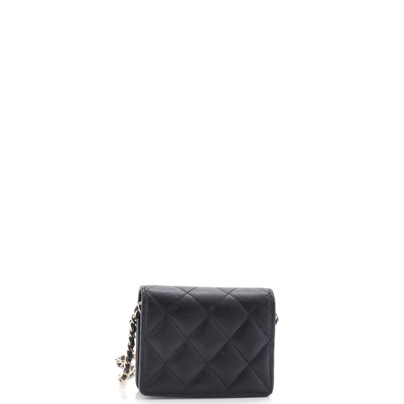 Chanel Classic Flap Card Holder On Chain