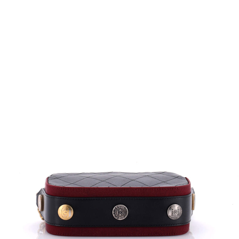 Chanel Button Up Camera Case Quilted