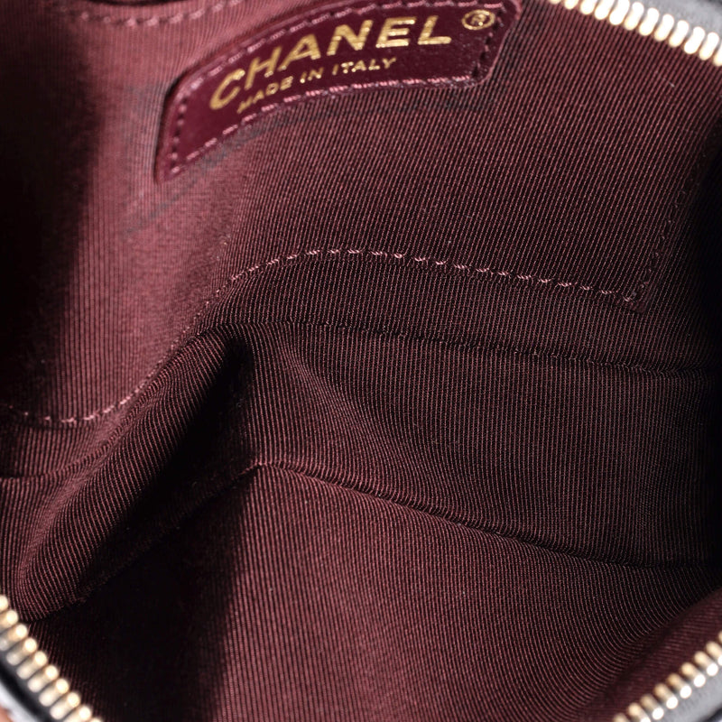 Chanel Button Up Camera Case Quilted