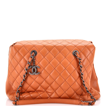 Chanel City Shopping Tote Quilted Caviar