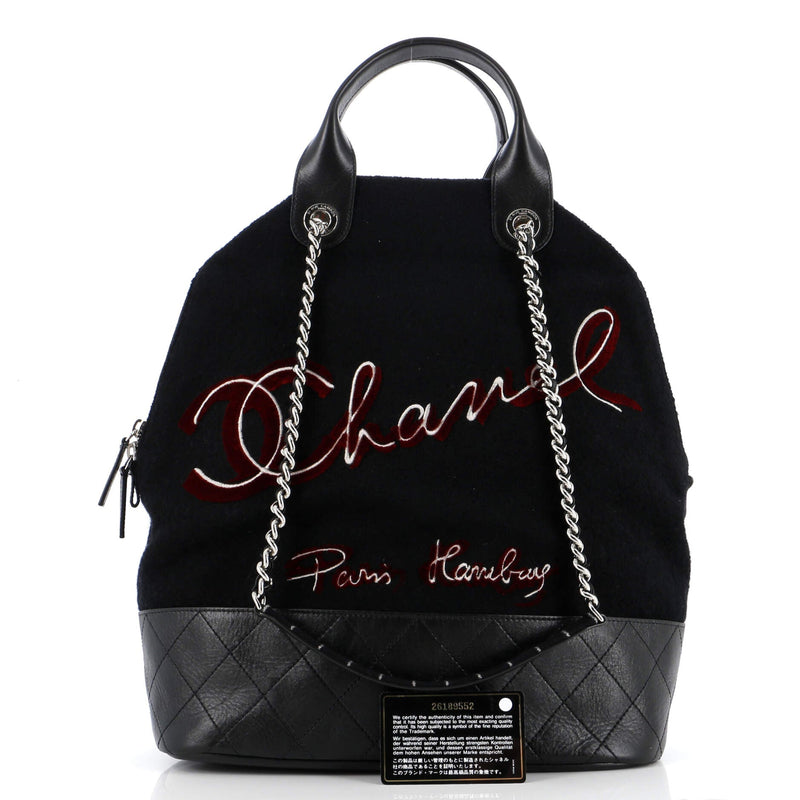 Chanel Paris-Hamburg Tote Embroidered