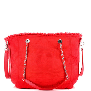 Chanel Double Face Deauville Tote Fringe