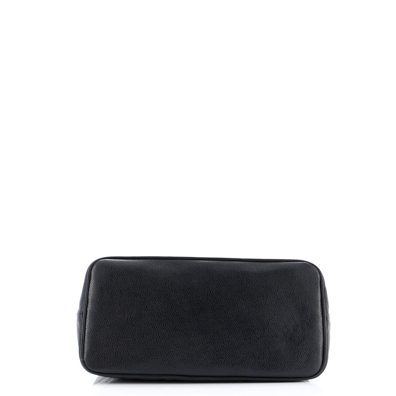 Chanel Medallion Tote Quilted Caviar