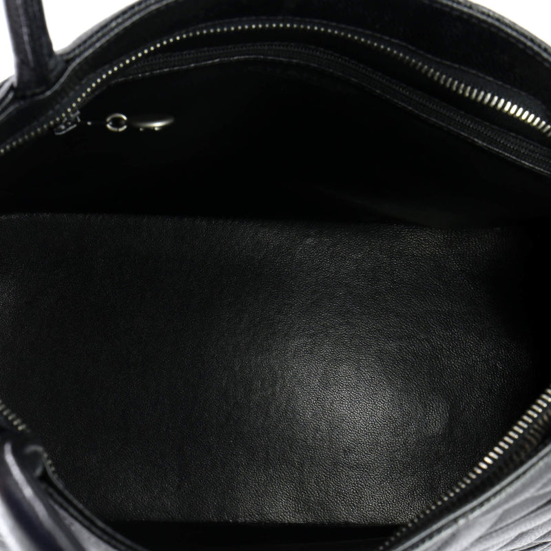 Chanel Medallion Tote Quilted Caviar