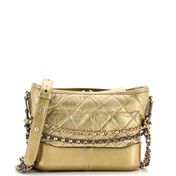 Chanel Gabrielle Hobo Quilted Aged