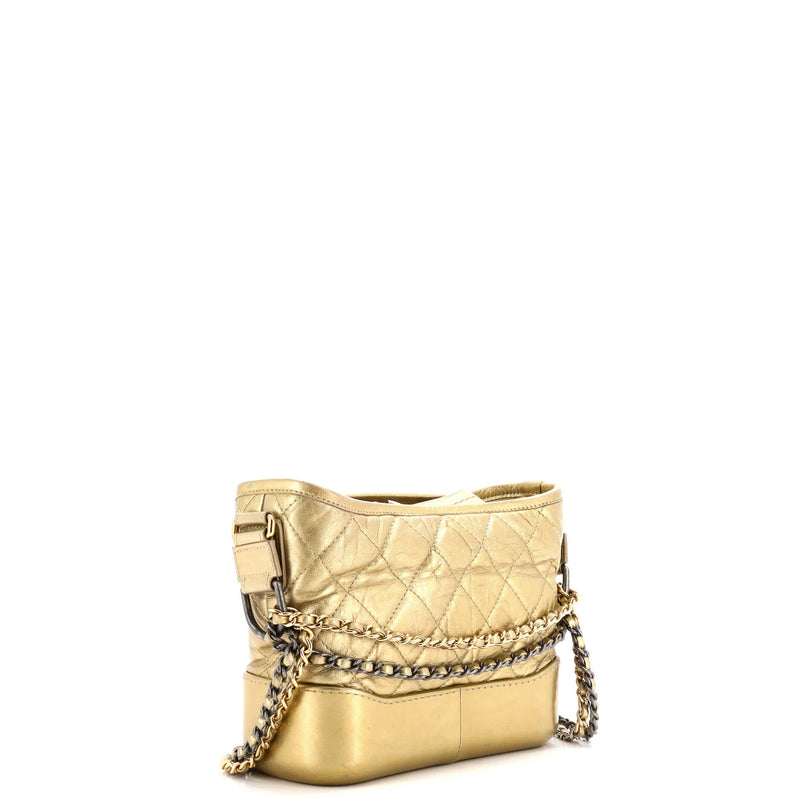 Chanel Gabrielle Hobo Quilted Aged