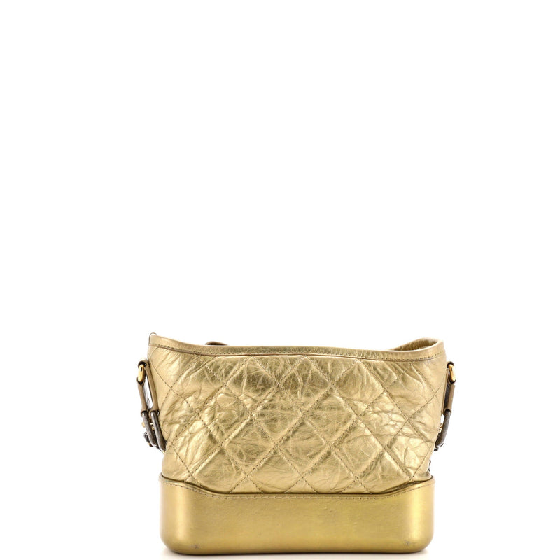 Chanel Gabrielle Hobo Quilted Aged