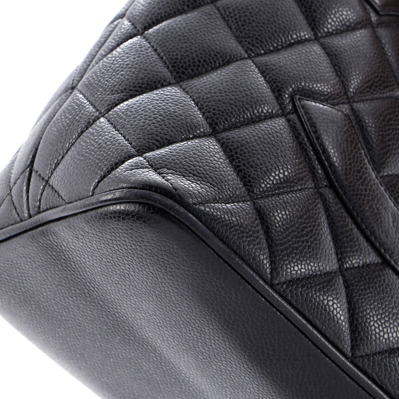 Chanel Medallion Tote Quilted Caviar