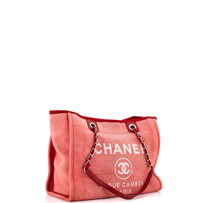Chanel Deauville Tote Canvas Small