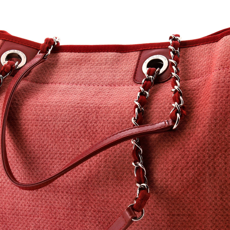 Chanel Deauville Tote Canvas Small