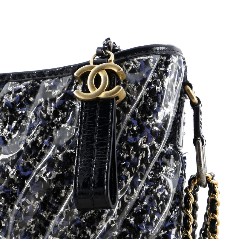 Chanel Gabrielle Hobo Chevron Pvc Over