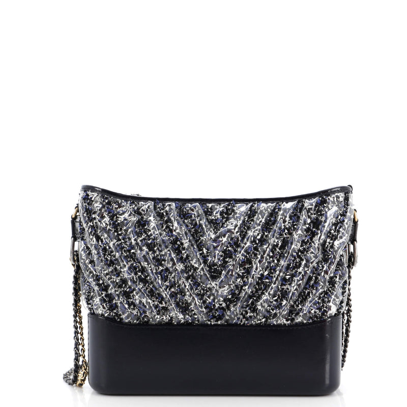 Chanel Gabrielle Hobo Chevron Pvc Over