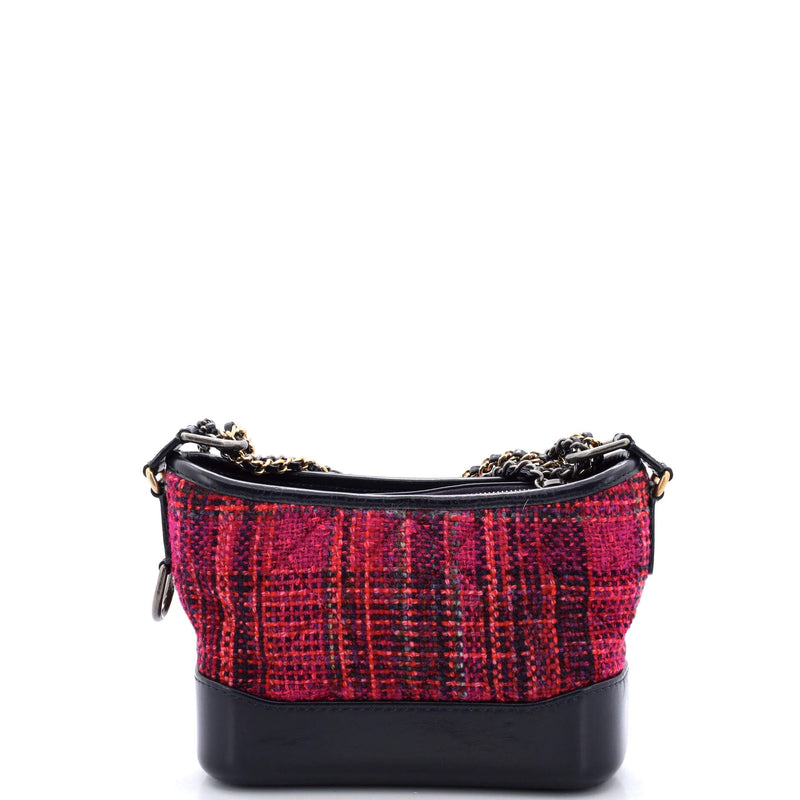 Chanel Gabrielle Hobo Quilted Tweed And