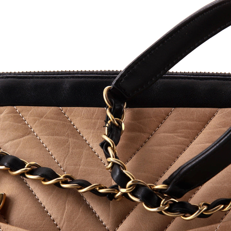 Chanel Cc Charm Camera Bag Chevron