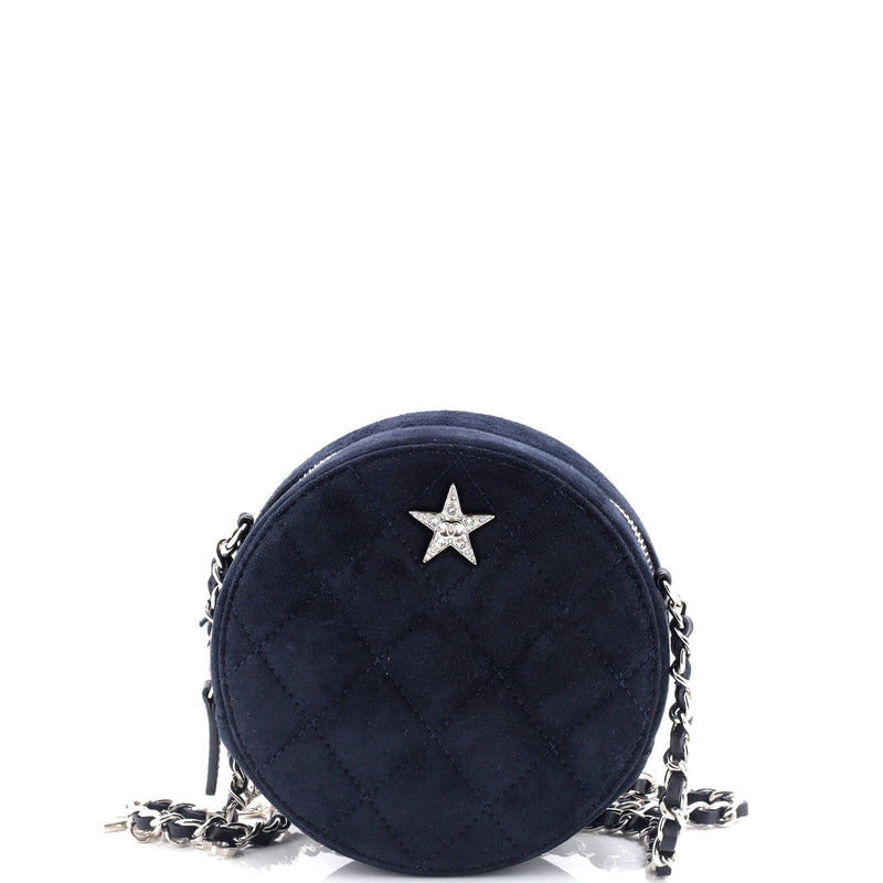 Chanel Star Round Clutch With Chain