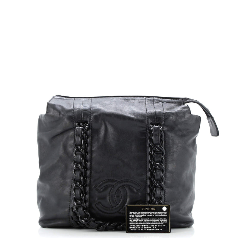 Chanel Resin Modern Chain Tote Calfskin