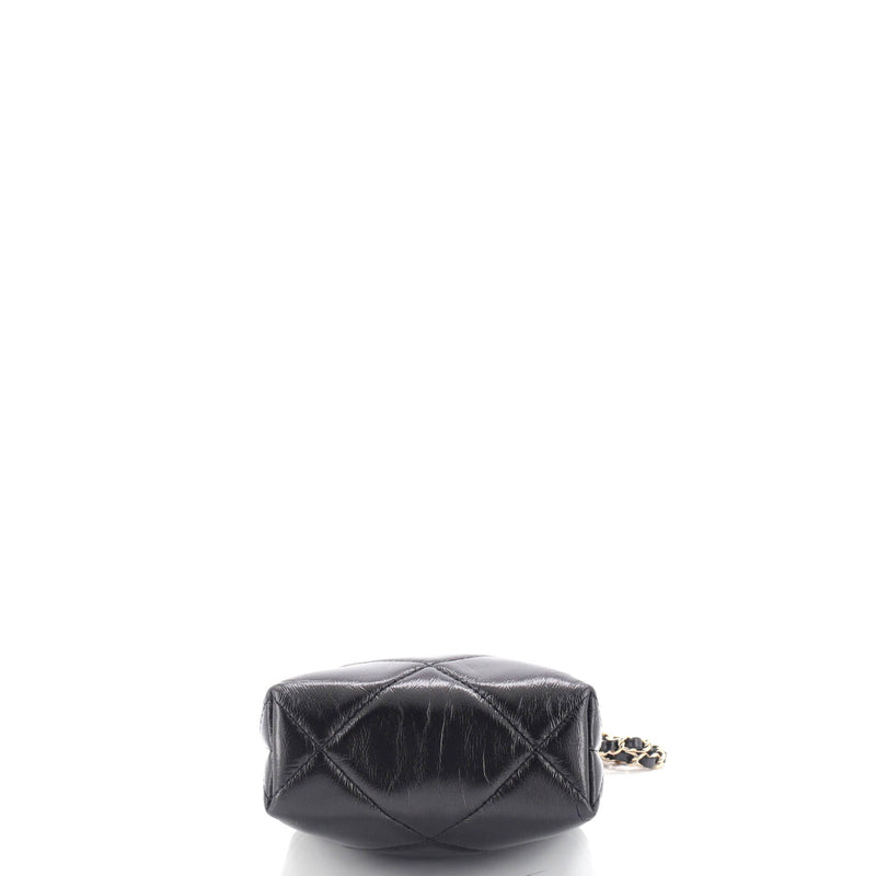 Chanel Cc Kisslock Frame Clutch With