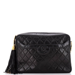 Chanel Vintage Camera Tassel Bag Quilted