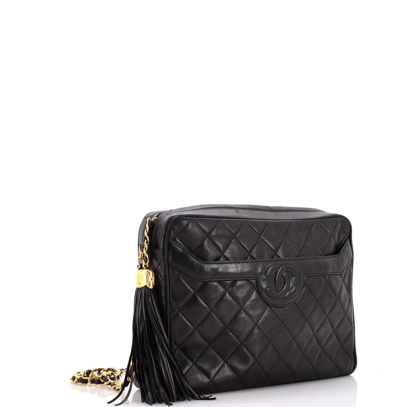 Chanel Vintage Camera Tassel Bag Quilted