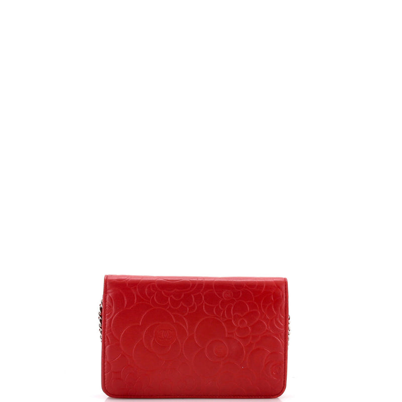 Chanel Wallet On Chain Camellia Lambskin