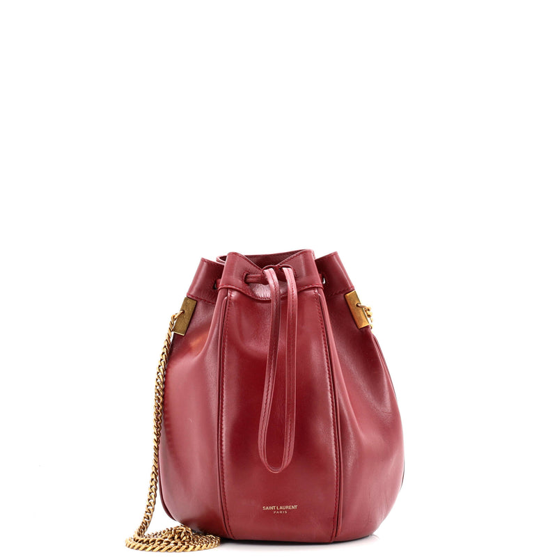 Saint Laurent Talitha Bucket Bag Leather