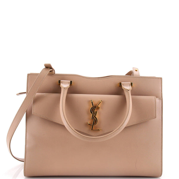 Saint Laurent Uptown Tote Leather Medium