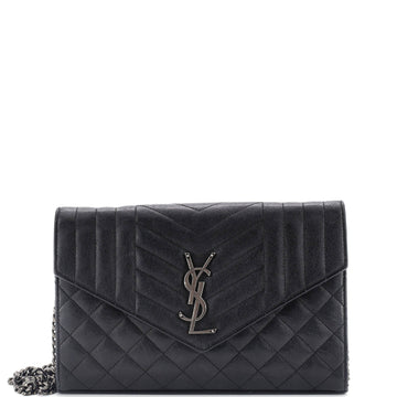 Saint Laurent Classic Chain Wallet Mixed