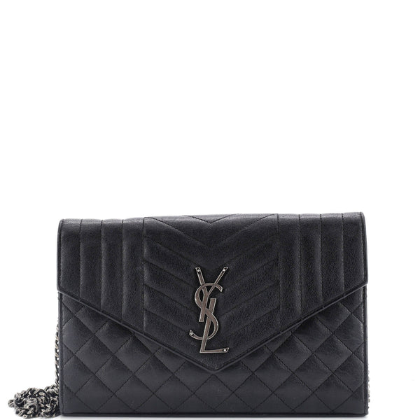 Saint Laurent Classic Chain Wallet Mixed