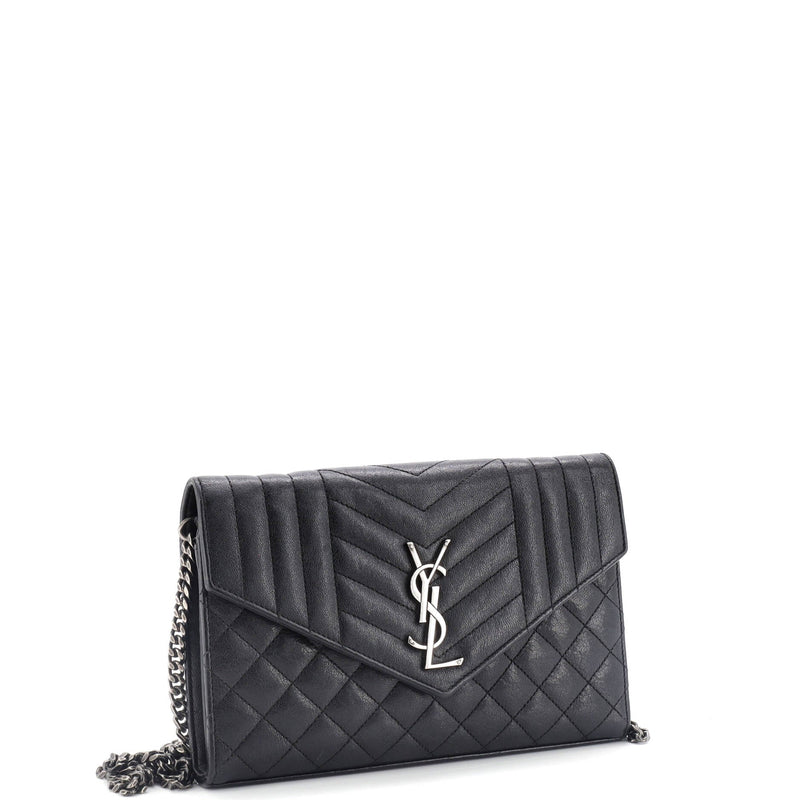 Saint Laurent Classic Chain Wallet Mixed