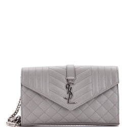 Saint Laurent Classic Chain Wallet Mixed