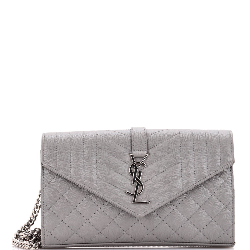 Saint Laurent Classic Chain Wallet Mixed